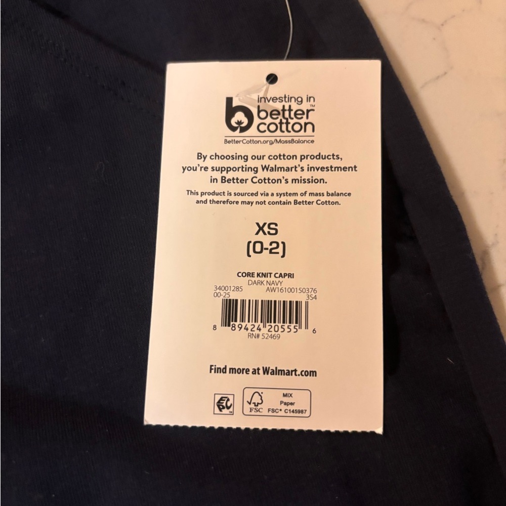 2 Athletic Works lounge pants Black & Dark Navy Blue NWT - Picture 8 of 9